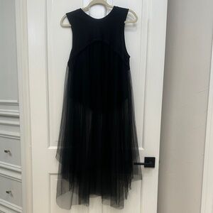 Free People Black Knit Top